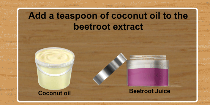 Ingredients for beetroot lip balm