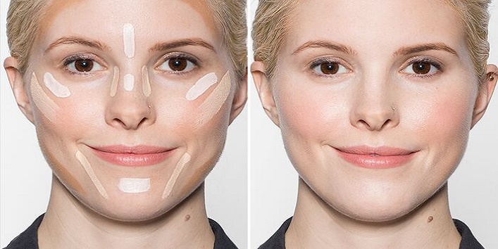 quick and easy contour makeup