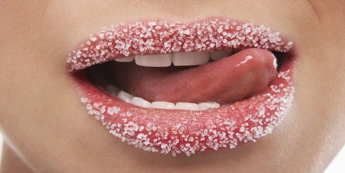 Not exfoliating your lips